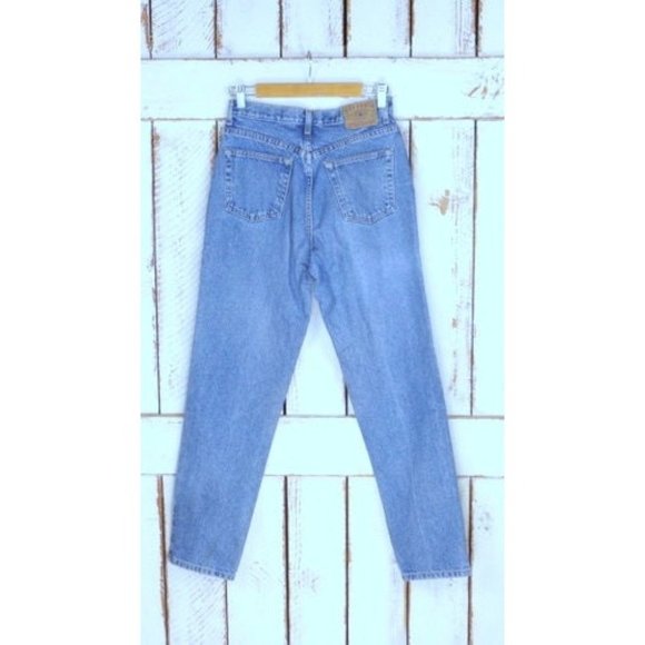 Vintage Gap light blue faded wash high waisted tapered leg jeans - Picture 6 of 7